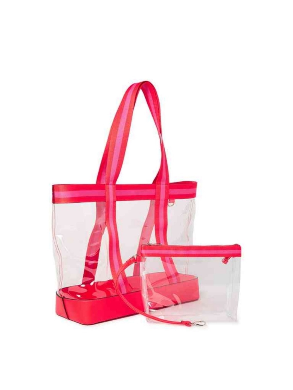 Time & Tru 2 piece Clear Tote